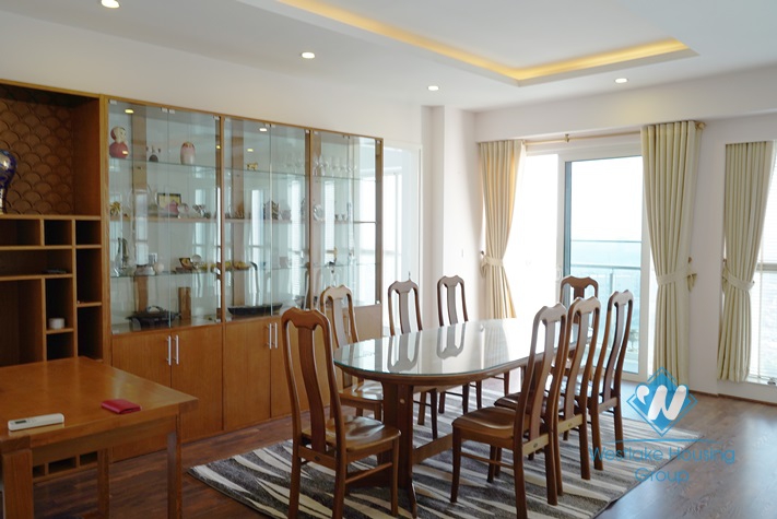 Large two bedrooms apartment for rent in L building, Ciputra, Ha Noi